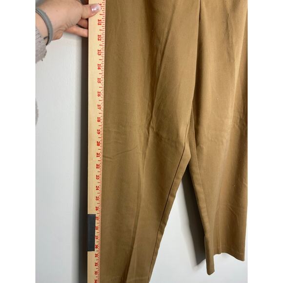 Vintage Briggs Made in USA Polyester Brown Trousers Pants Womens 4P - Picture 5 of 9